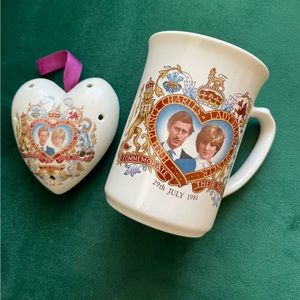 Vintage Disney Prince Charles and Lady Diana Wedding Memorabilia - British Royal